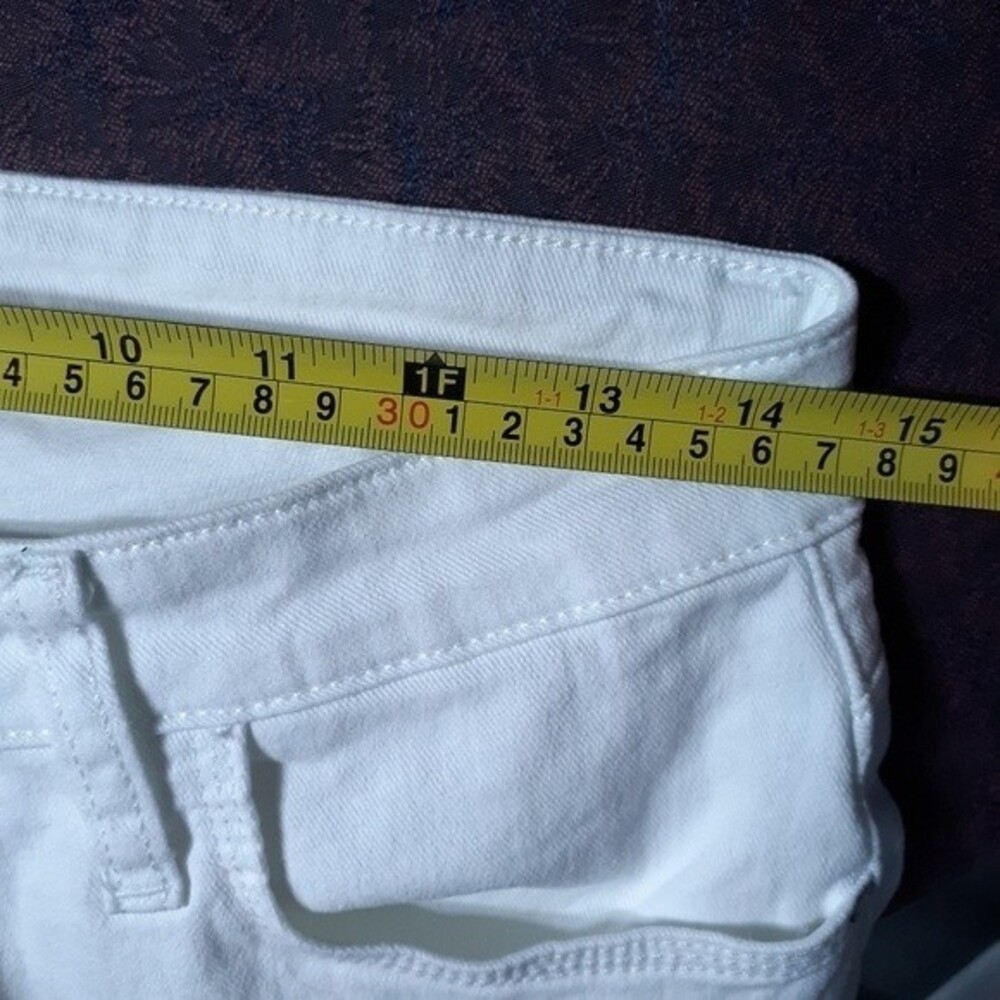 Lee modern series fit white jeans 6 m pants summer vintage embroidered y2k - Picture 8 of 10